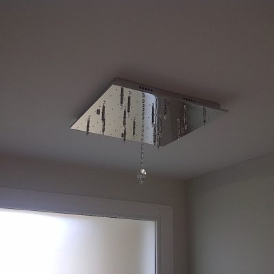 Installing a Crystal Lighting Fixture