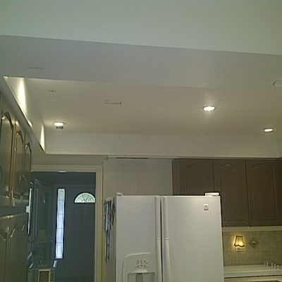 Replacing Fluorescent Lights with Pot Lights in Oakville Ontario